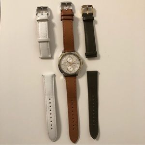 Fossil Women’s Customizable Leather Watch